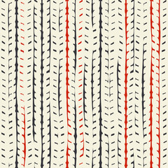 Fototapete - Seamless hand drawn texture design for background, business card, web design. Doodle pattern. Vector illustration 