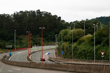 Poster - Road close to Bilbao