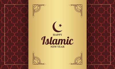 Wall Mural - Islamic New Year Background.