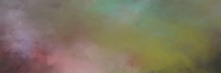 Poster - beautiful abstract painting background graphic with pastel brown, old mauve and dark gray colors and space for text or image. can be used as horizontal header or banner orientation
