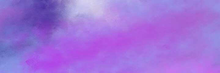 Wall Mural - decorative vintage abstract painted background with medium purple and lavender blue colors and space for text or image. can be used as header or banner