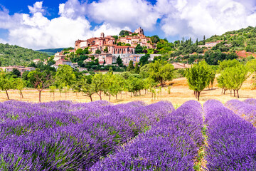 Banon, France hilltop village in Provence