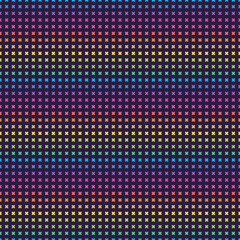 Wall Mural - Bright Rainbow Retro Seamless Pattern - Colorful ombre gradient repeating pattern design on solid dark purple background