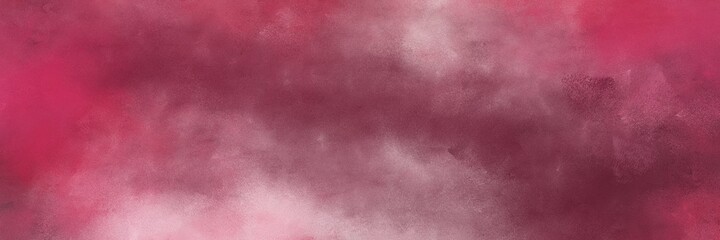 Poster - awesome abstract painting background texture with moderate red, dark moderate pink and pastel magenta colors and space for text or image. can be used as horizontal header or banner orientation