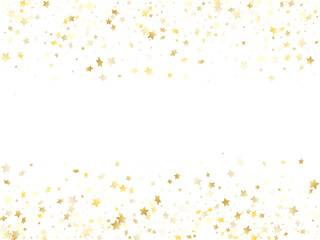 Wall Mural - magic gold sparkle texture vector star background.