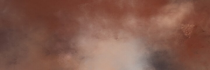 Poster - awesome vintage abstract painted background with pastel brown and old mauve colors and space for text or image. can be used as horizontal background texture