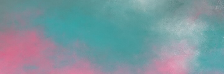 Poster - awesome abstract painting background graphic with light slate gray, cadet blue and rosy brown colors and space for text or image. can be used as horizontal background graphic