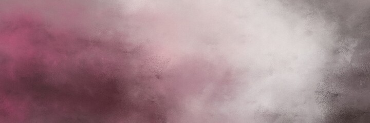 Leinwandbilder - stunning abstract painting background graphic with rosy brown, old mauve and light gray colors and space for text or image. can be used as horizontal background graphic