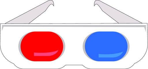 vector illustration of glasses icon