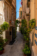 Piękna uliczka w Tropea na południu Włoch