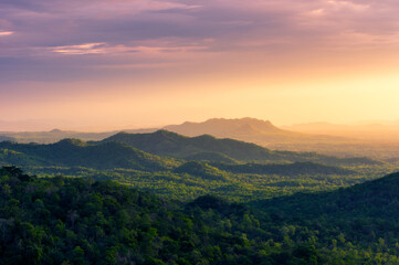 Wall Mural - sunset landscape.