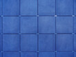 © Алексей Зубарев - Background of wall  made of blue square tiles