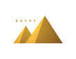 Creative design of egyptian pyramid illustration