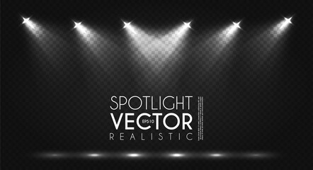 Wall Mural - spotlight. transparent light effect. show design. light source. empty scene.
