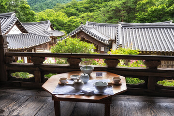 Wall Mural - Seonamsa wild tea house