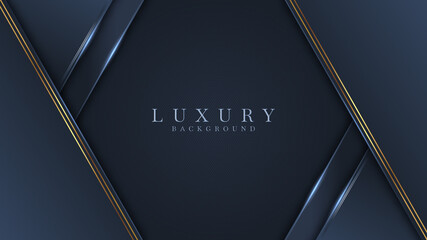 dark and gold abstract background luxury shapes. vector illustration.