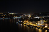 Fototapeta  - Portugal, beautiful night cityscape of Porto