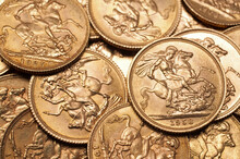 Background Of British Gold Sovereign Coins
