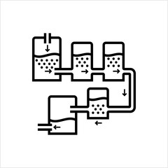 Canvas Print - Water Purification Icon, Water Filter Icon