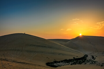 Wall Mural - Beautiful Desert landscape view in Al Hofuf Saudi Arabia.