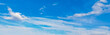 blue sky with white clouds. Nature background of sky