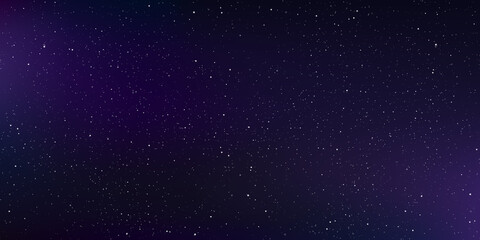 Star universe and stardust in deep space background and milky way galaxy in the night with nebula in the cosmos. Vector Illustration.
