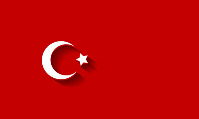 turkish flag 3d