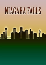 Niagara Falls Skyline Minimal