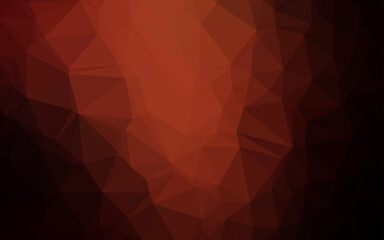 Dark Red vector low poly texture.