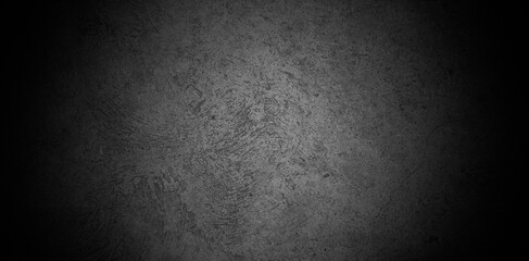 Old wall texture cement dark black gray  background abstract grey color design are light with white gradient background.