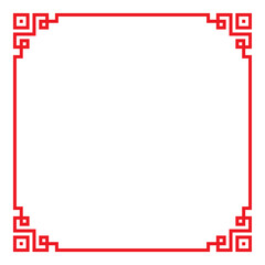 chinese border frame