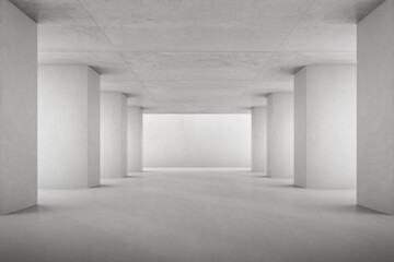 Obraz na płótnie nowoczesny muzeum architektura wejście 3d
