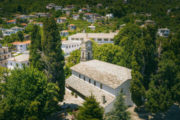 Wall Mural - Town of Zagora on the slopes of mount Pelion, Greece