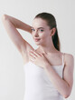 © Utkamandarinka - Armpits woman beautiful body depilation arms up female beauty