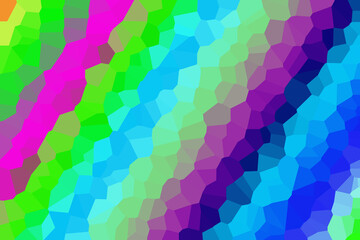 Wall Mural - An abstract multicolored crystallized background image.