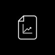 © sljubisa - Business report icon isolated on dark background