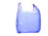 Fototapeta  - Transparent plastic bag with handles