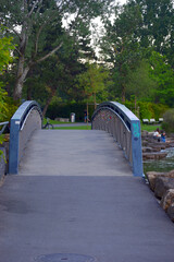  Pedestrian bridge in a park