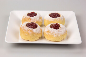 Wall Mural - Sweet bread stuffed with guava jam