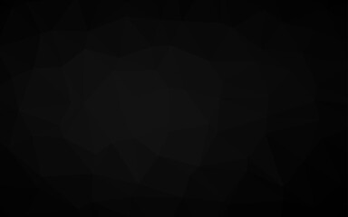  Dark Silver, Gray vector shining triangular pattern.