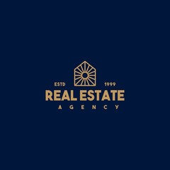 Wall Mural - Creative real estate logo design