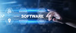 © WrightStudio - Software development and business process automation, internet and technology concept on virtual screen.