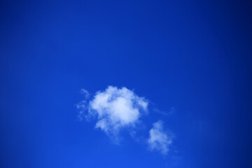 blue sky with cloud