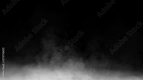 Fotografía Fog and mist effect on isolated background