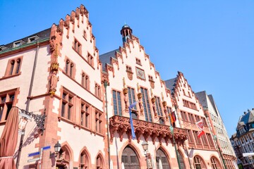 Wall Mural - Medieval buildings in Frankurt am Main.