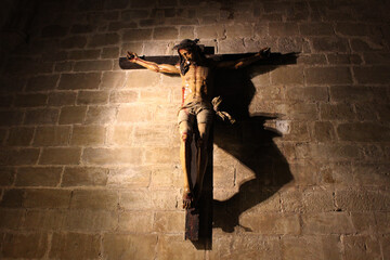 Jesus Christ crucified on the cross