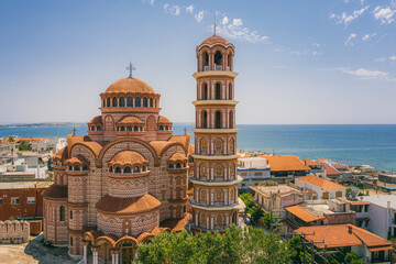 Wall Mural - Church of St. George in Nea Moudania, Greece