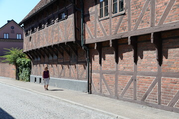 Wall Mural - Frau in Ystad, Schweden