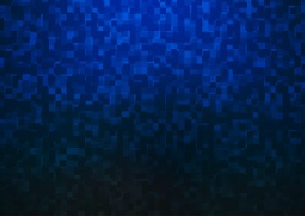 Dark BLUE vector texture in rectangular style.