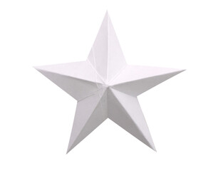 Wall Mural - A white paper star